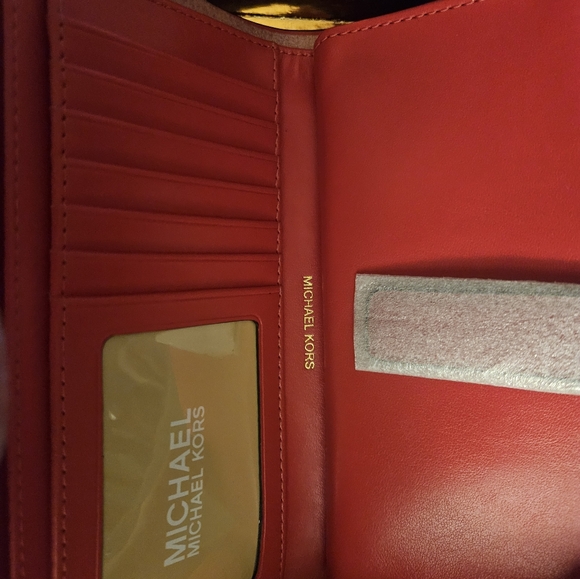 Michael Kors Jet Set Logo Double Zip Wristlet Large Wallet Gift Box - Picture 3 of 11